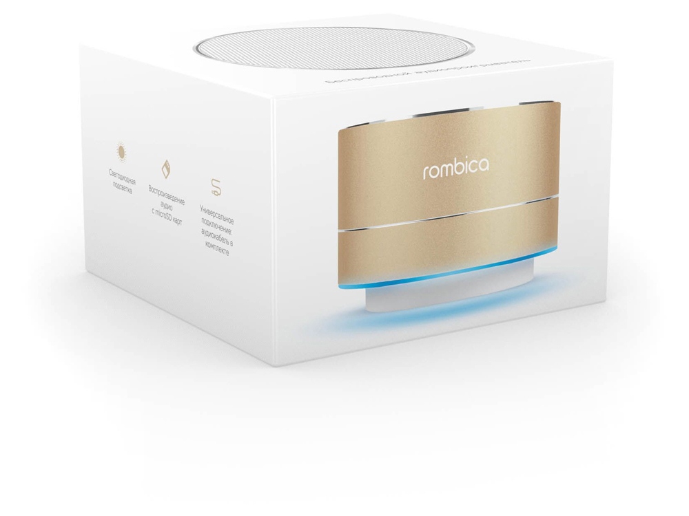 Портативная акустика Rombica Mysound BT-03 4C, золотистый - купить оптом