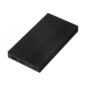 Портативное зарядное устройство Edge Black, 10000 mAh, черный матовый - купить оптом