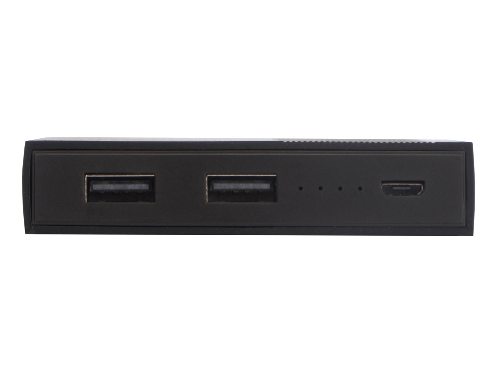 Портативное зарядное устройство Edge Black, 10000 mAh, черный матовый - купить оптом