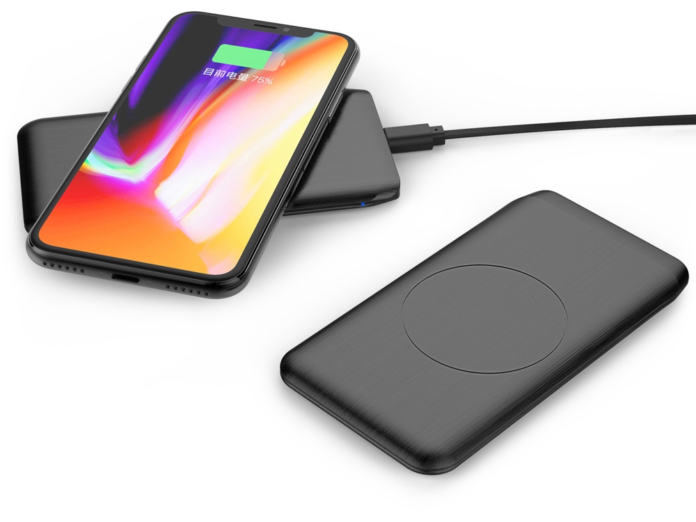 Беспроводное зарядное устройство AIR PAD, черный - купить оптом