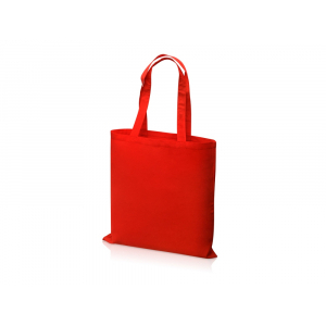 Сумка для шопинга Carryme 140 хлопковая, 140 г/м2, красный - купить оптом