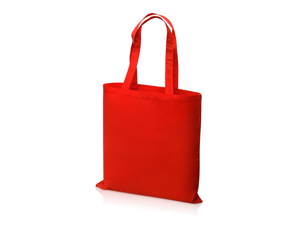 Сумка для шопинга Carryme 140 хлопковая, 140 г/м2, красный - купить оптом