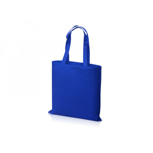 Сумка для шопинга Carryme 140 хлопковая, 140 г/м2, синий - купить оптом