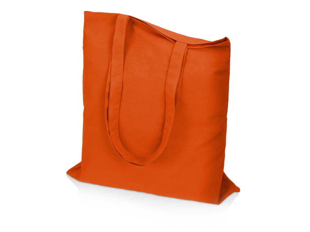 Сумка для шопинга Carryme 140 хлопковая, 140 г/м2, оранжевый - купить оптом