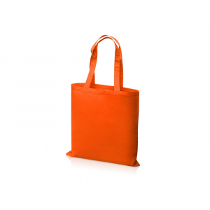 Сумка для шопинга Carryme 140 хлопковая, 140 г/м2, оранжевый - купить оптом