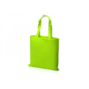 Сумка для шопинга Carryme 140 хлопковая, 140 г/м2, зеленое яблоко - купить оптом
