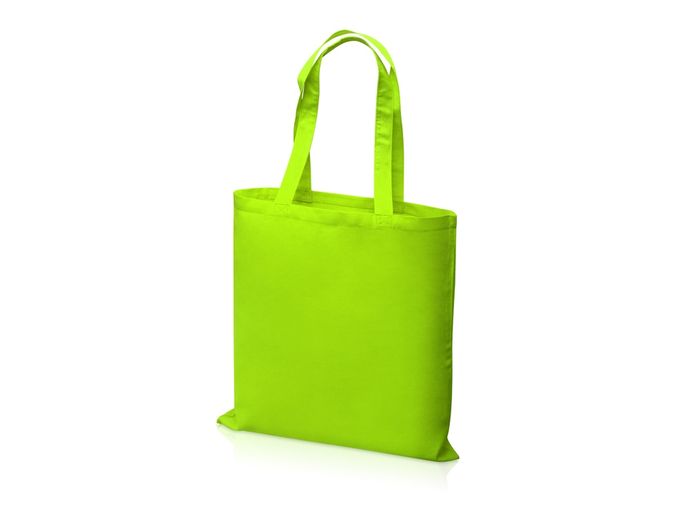 Сумка для шопинга Carryme 140 хлопковая, 140 г/м2, зеленое яблоко - купить оптом