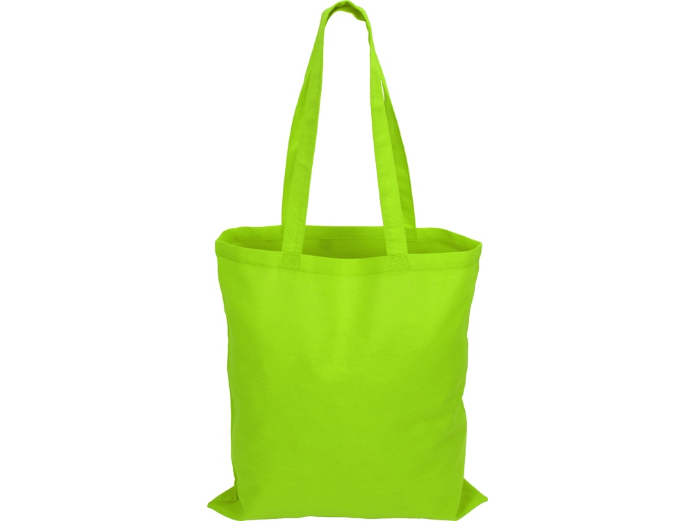 Сумка для шопинга Carryme 140 хлопковая, 140 г/м2, зеленое яблоко - купить оптом