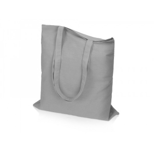 Сумка для шопинга Carryme 140 хлопковая, 140 г/м2, серый - купить оптом