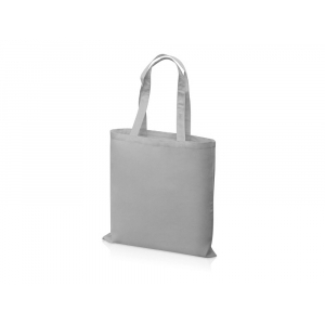 Сумка для шопинга Carryme 140 хлопковая, 140 г/м2, серый - купить оптом