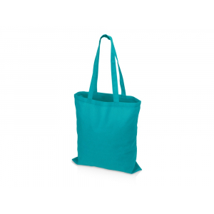Сумка для шопинга Carryme 140 хлопковая, 140 г/м2, бирюзовый 320C NEW - купить оптом