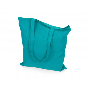 Сумка для шопинга Carryme 140 хлопковая, 140 г/м2, бирюзовый 320C NEW - купить оптом