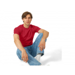 Футболка HD Fit короткий рукав с эластаном, мужская, красный, фото 1