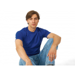 Футболка HD Fit короткий рукав с эластаном, классический синий, фото 1