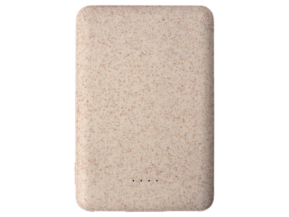 Портативное зарядное устройство Wheatty, 5000 mAh, бежевый - купить оптом