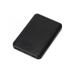 Портативное беспроводное зарядное устройство Grind Air, 5000 mAh, черный - купить оптом