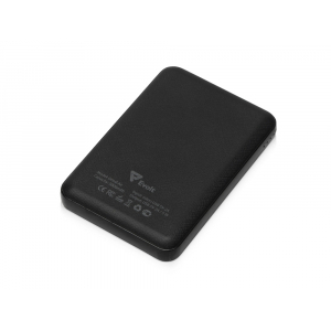 Портативное беспроводное зарядное устройство Grind Air, 5000 mAh, черный - купить оптом
