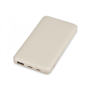 Внешний аккумулятор Reserve Pro, 10 000 mah, бежевый - купить оптом