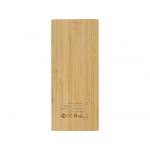 Внешний аккумулятор из бамбука Bamboo, 5000 mAh, натуральный, фото 3