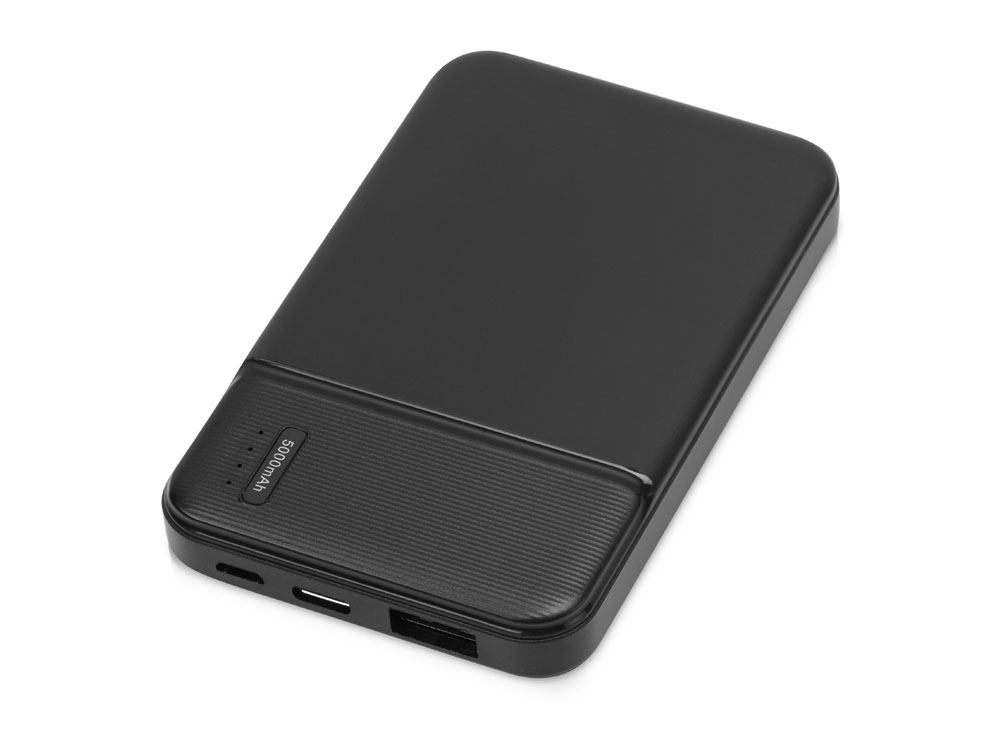 Внешний аккумулятор Evolt Mosaic, 5000 mAh, черный - купить оптом