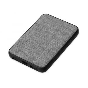 Портативное зарядное устройство из rPET Reborn, 5000 mAh, серый - купить оптом
