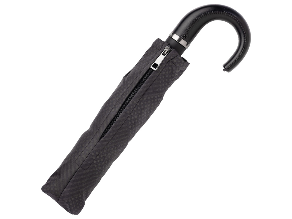 Складной зонт Horton Black - Cerruti 1881, черный - купить оптом