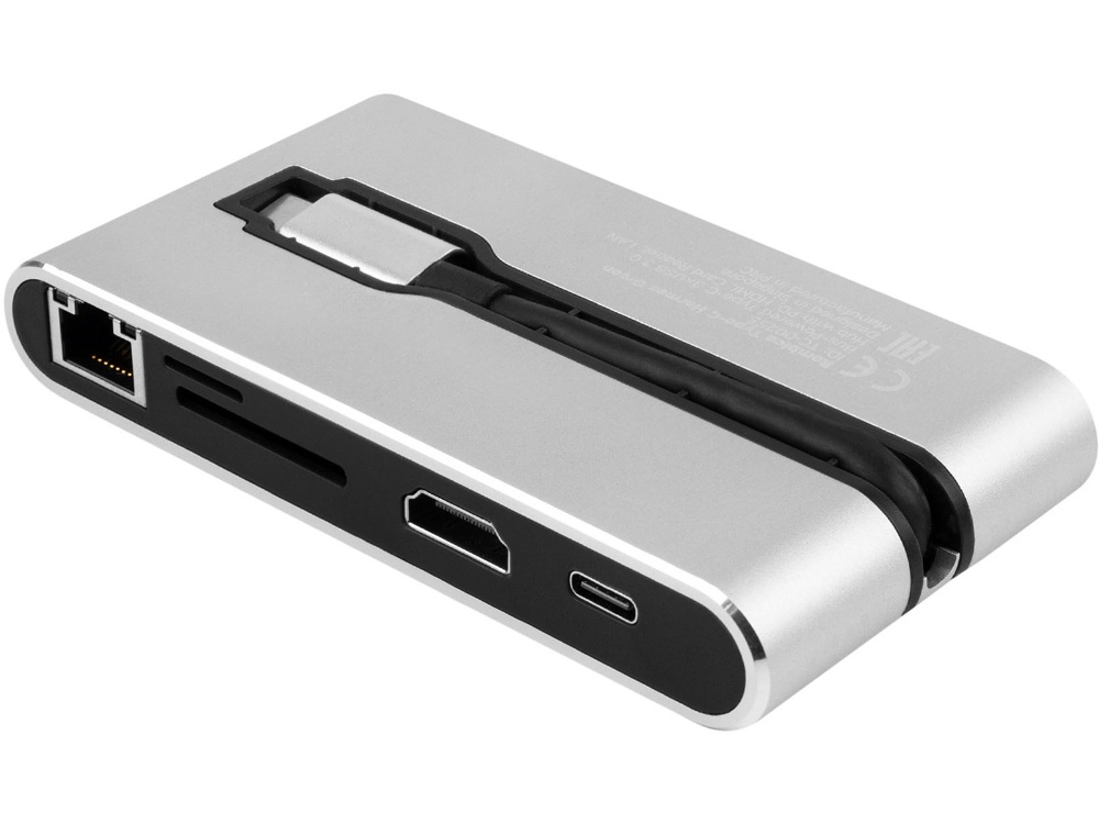 Хаб USB Rombica Type-C Hermes Black, черный - купить оптом