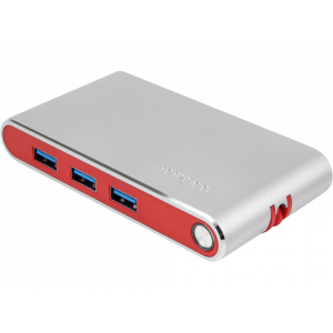 Хаб USB Rombica Type-C Hermes Red, красный - купить оптом