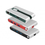 Хаб USB Rombica Type-C Hermes Red, красный, фото 3