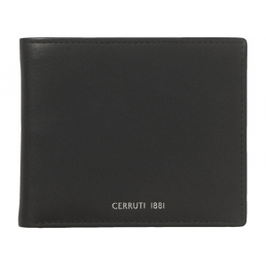 Кошелек для кредитных карт Zoom Black. Cerruti 1881, черный - купить оптом