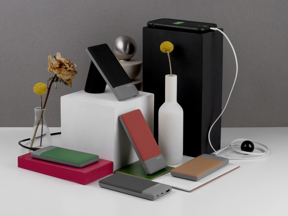 Внешний аккумулятор Rombica NEO Charge 5C, красный, светло-серый - купить оптом