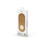 Беспроводное зарядное устройство Rombica NEO Eco XL, светло-коричневый, фото 4