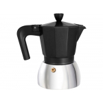 Гейзерная кофеварка Arabica, 300 мл, черный/серебристый, фото 3