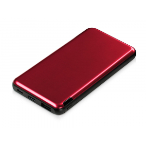 Внешний аккумулятор Forge v.2, металл, 10000mah, красный - купить оптом