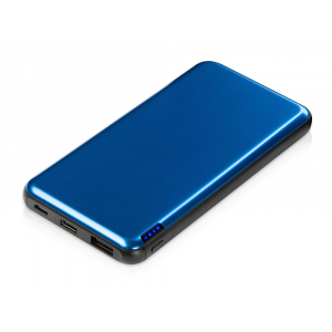 Внешний аккумулятор Forge v.2 металл, 10000mah, синий - купить оптом
