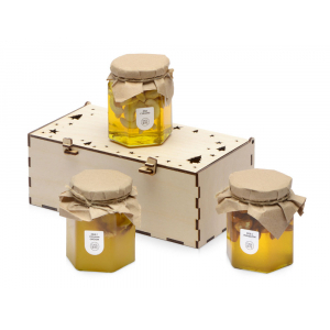 Подарочный набор Trio honey, натуральный - купить оптом