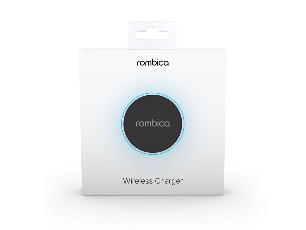 Беспроводное зарядное устройство Rombica  NEO Core Quick c быстрой зарядкой, черный (с лого) - купить оптом