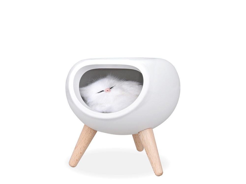 Ночник Rombica LED Koko White, белый, натуральный - купить оптом