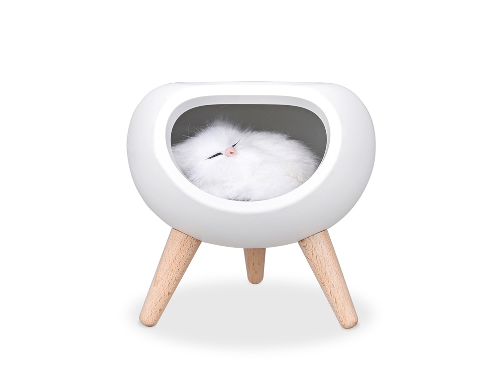 Ночник Rombica LED Koko White, белый, натуральный - купить оптом