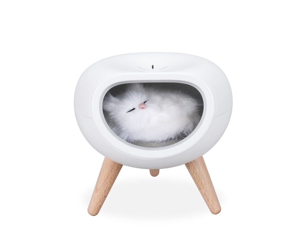 Ночник Rombica LED Koko White, белый, натуральный - купить оптом