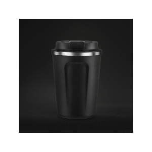Термокружка CAFe COMPACT, 380 мл, черный - купить оптом