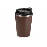Термокружка CAFe COMPACT, 380 мл, коричневый, дерево
