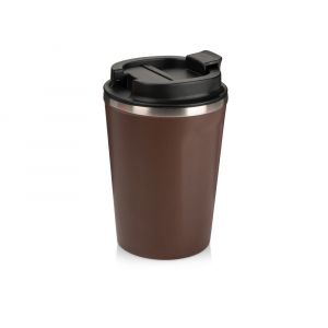 Термокружка CAFe COMPACT, 380 мл, коричневый, дерево - купить оптом