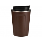 Термокружка CAFe COMPACT, 380 мл, коричневый, дерево, фото 1
