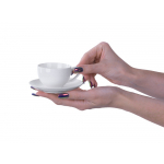 Кофейная пара классической формы Ristretto, 90мл, белый, фото 4