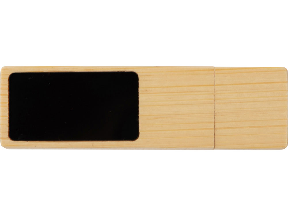 USB 2.0- флешка на 32 Гб c подсветкой логотипа Bamboo LED, натуральный - купить оптом