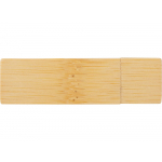 USB 2.0- флешка на 32 Гб c подсветкой логотипа Bamboo LED, натуральный, фото 3