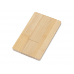 USB 2.0- флешка на 32 Гб Bamboo Card, натуральный