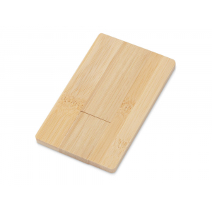 USB 2.0- флешка на 32 Гб Bamboo Card, натуральный - купить оптом