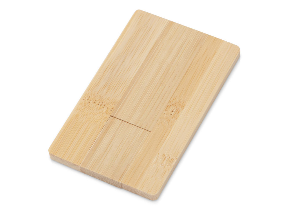 USB 2.0- флешка на 32 Гб Bamboo Card, натуральный - купить оптом